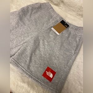 NWT The North Face Boys drawstring never stop wearing shorts grey red XL